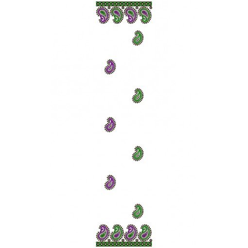 9269 Scarf Embroidery Design