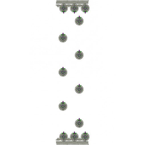 9270 Scarf Embroidery Design