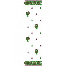 9390 Scarf Embroidery Design