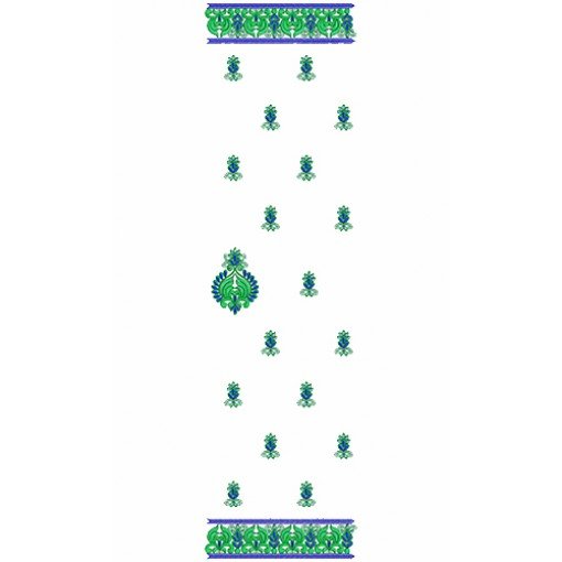9391 Scarf Embroidery Design