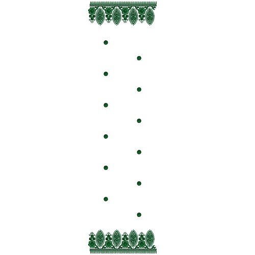 9392 Scarf Embroidery Design