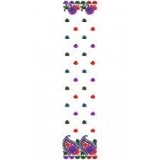 9394 Scarf Embroidery Design