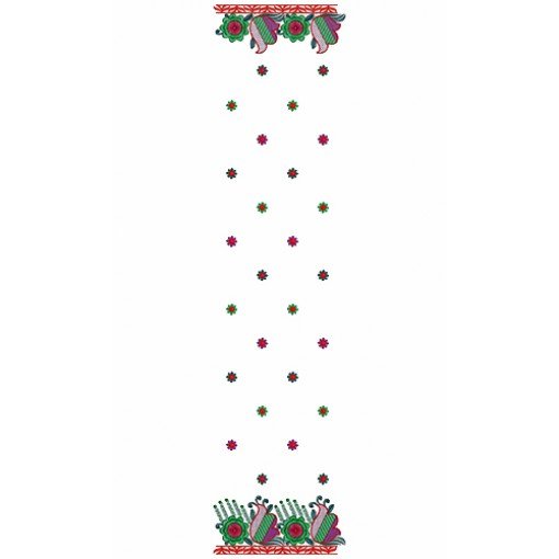 9395 Scarf Embroidery Design
