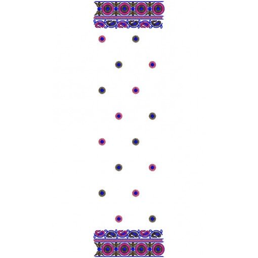 9507 Scarf Embroidery Design