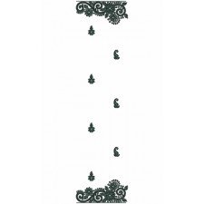 9510 Scarf Embroidery Design