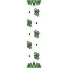 9512 Scarf Embroidery Design