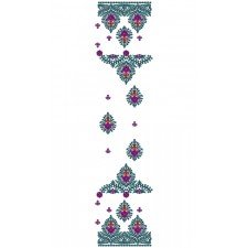 9514 Scarf Embroidery Design