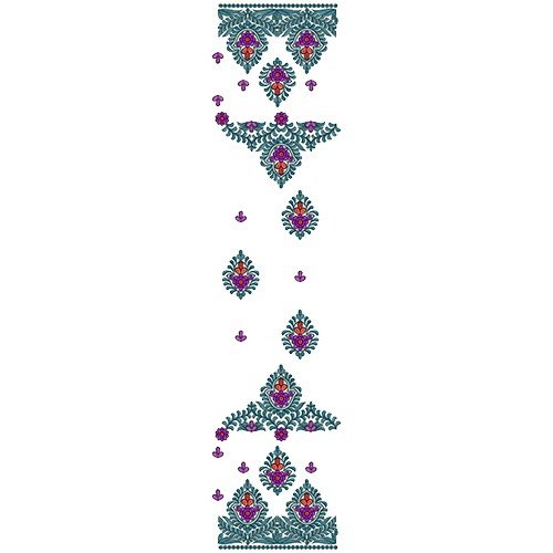 9514 Scarf Embroidery Design