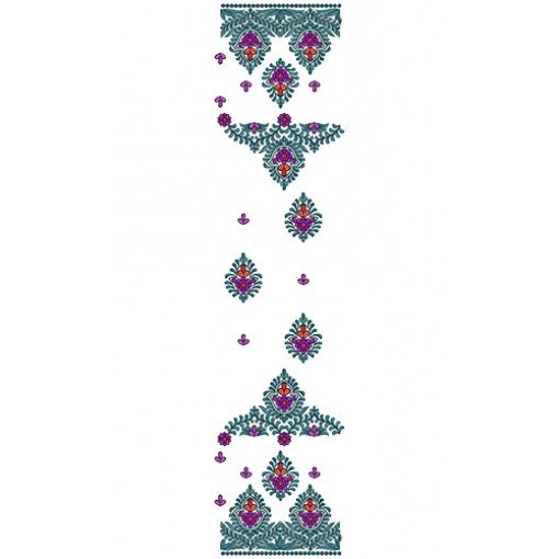 9514 Scarf Embroidery Design
