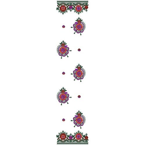 9516 Scarf Embroidery Design