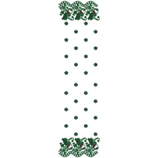 9613 Scarf Embroidery Design