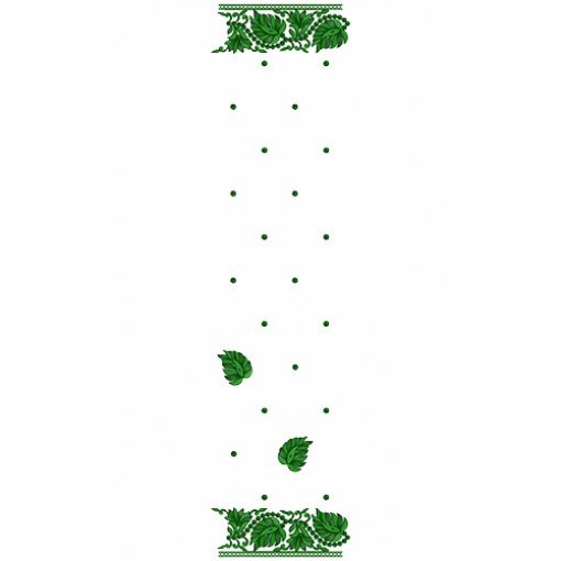 9616 Scarf Embroidery Design