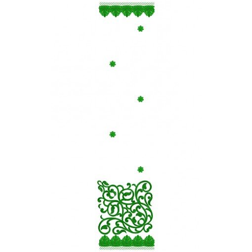 9617 Scarf Embroidery Design