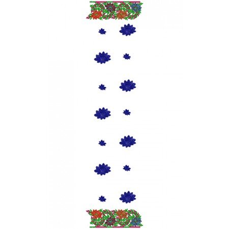 9620 Scarf Embroidery Design