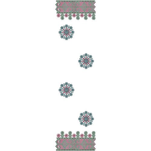 9693 Scarf Embroidery Design