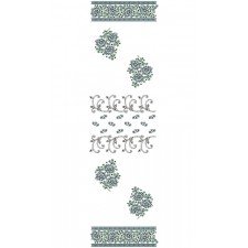 9694 Scarf Embroidery Design