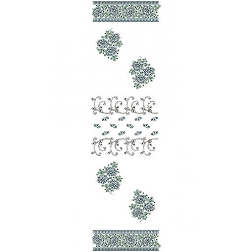 9694 Scarf Embroidery Design