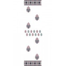 9697 Scarf Embroidery Design