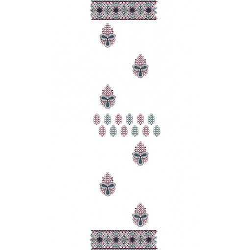9697 Scarf Embroidery Design