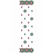 9698 Scarf Embroidery Design