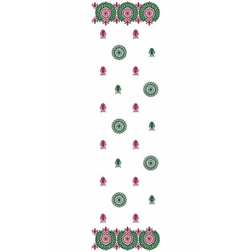 9698 Scarf Embroidery Design