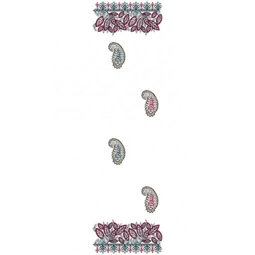 9700 Scarf Embroidery Design