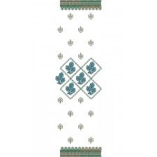 9701 Scarf Embroidery Design
