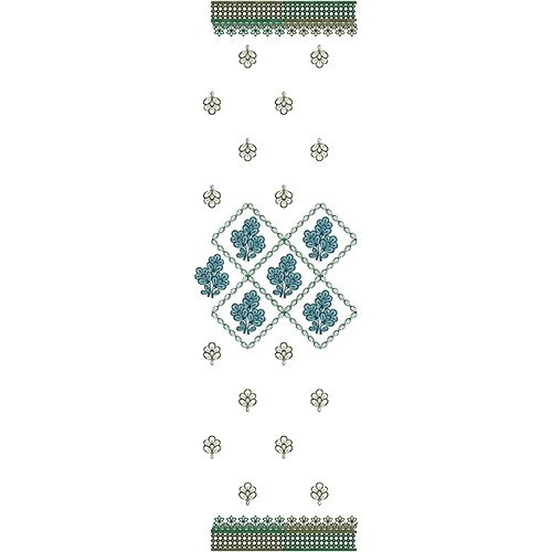 9701 Scarf Embroidery Design