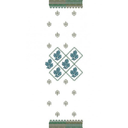 9701 Scarf Embroidery Design