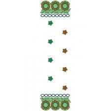 9702 Scarf Embroidery Design