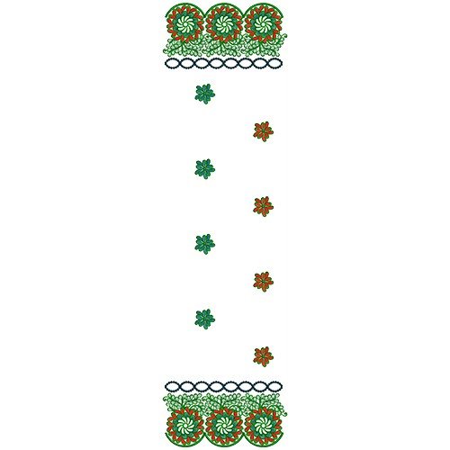 9702 Scarf Embroidery Design