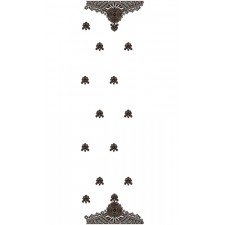 9858 Scarf Embroidery Design