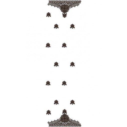 9858 Scarf Embroidery Design