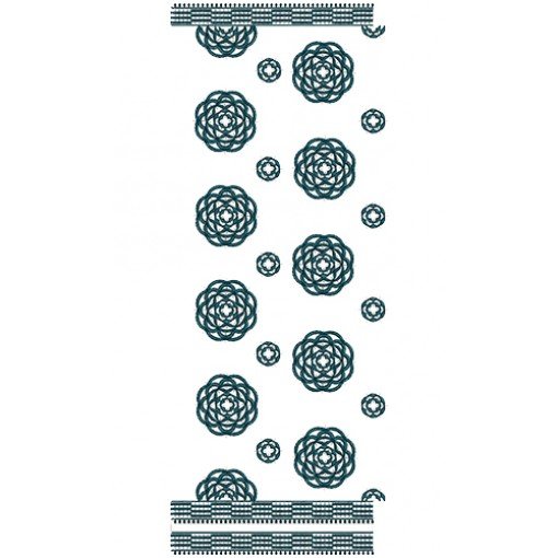 9859 Scarf Embroidery Design