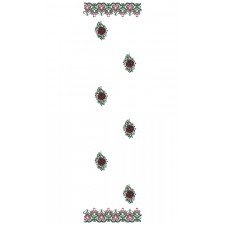 9860 Scarf Embroidery Design