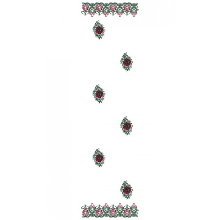 9860 Scarf Embroidery Design