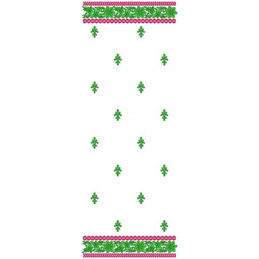 9861 Scarf Embroidery Design