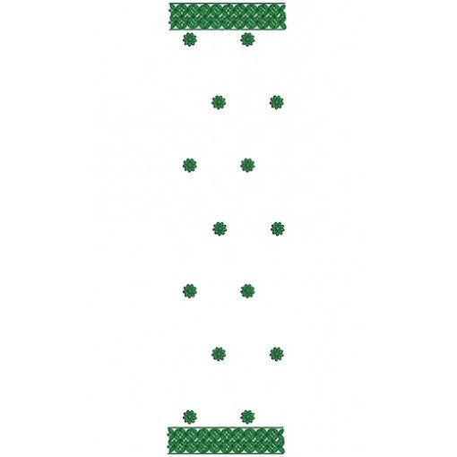 9863 Scarf Embroidery Design