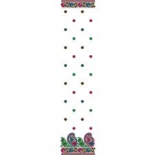 9898 Scarf Embroidery Design