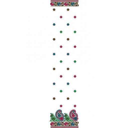 9898 Scarf Embroidery Design