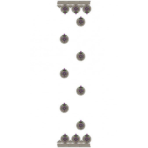 9902 Scarf Embroidery Design