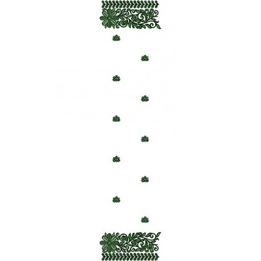 9904 Scarf Embroidery Design