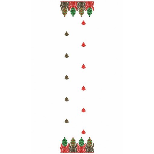 9906 Scarf Embroidery Design