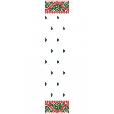 9907 Scarf Embroidery Design
