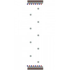 9908 Scarf Embroidery Design