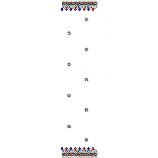 9908 Scarf Embroidery Design