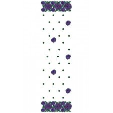 9910 Scarf Embroidery Design
