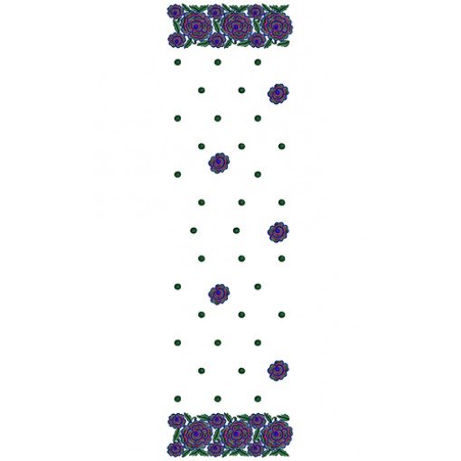 9910 Scarf Embroidery Design