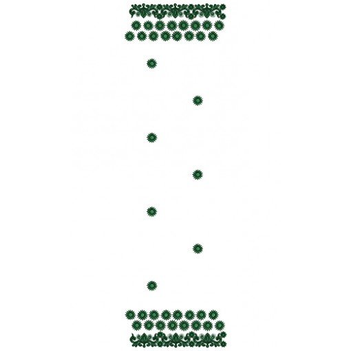 9912 Scarf Embroidery Design