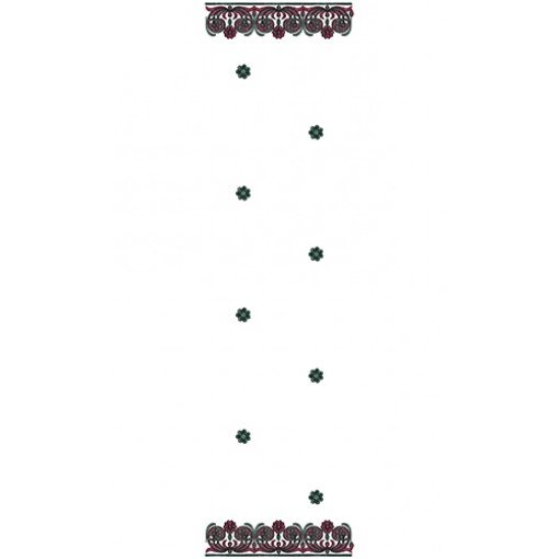 9913 Scarf Embroidery Design